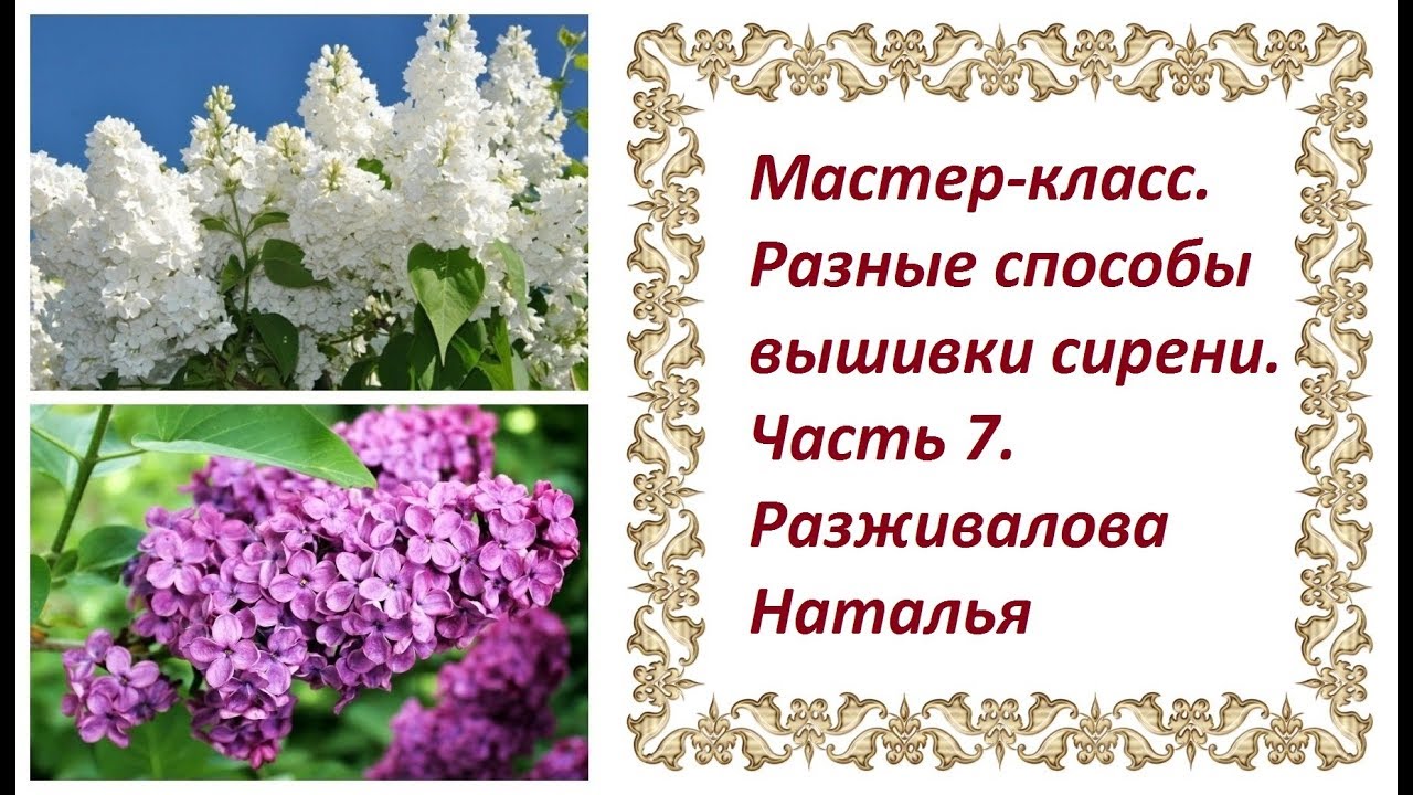 МК. Разные способы вышивки сирени. Часть 7. Листья (вышивка и аппликация).