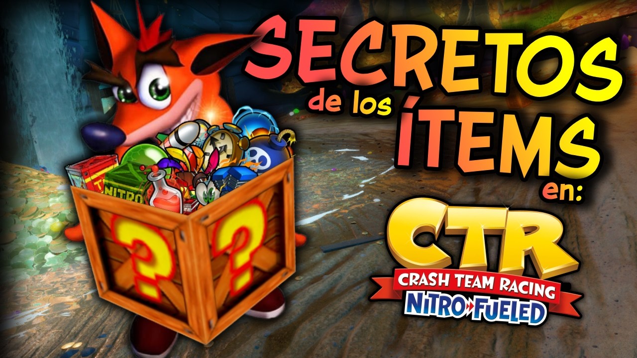 TODO lo que NO SABÍAS de LOS ÍTEMS de Crash Team Racing Nitro-Fueled
