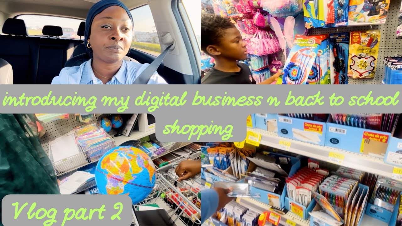 VLOG Part 2// Week in my life// Introducing my Digital Business// Back to school shopping