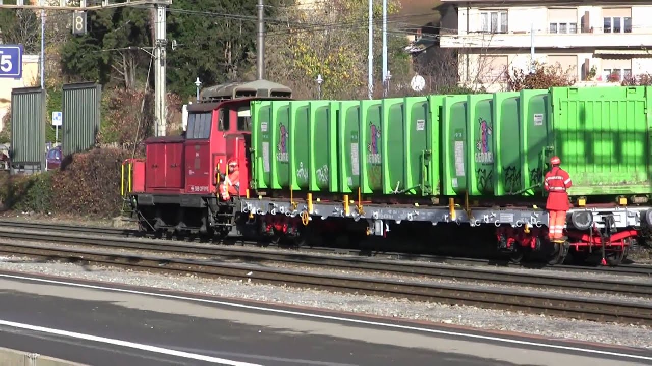 Trafic ferroviaire en gare de Renens VD