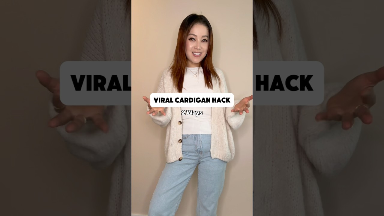 VIRAL CARDIGAN HACKS🔥 Subscribe👆 for more hacks
