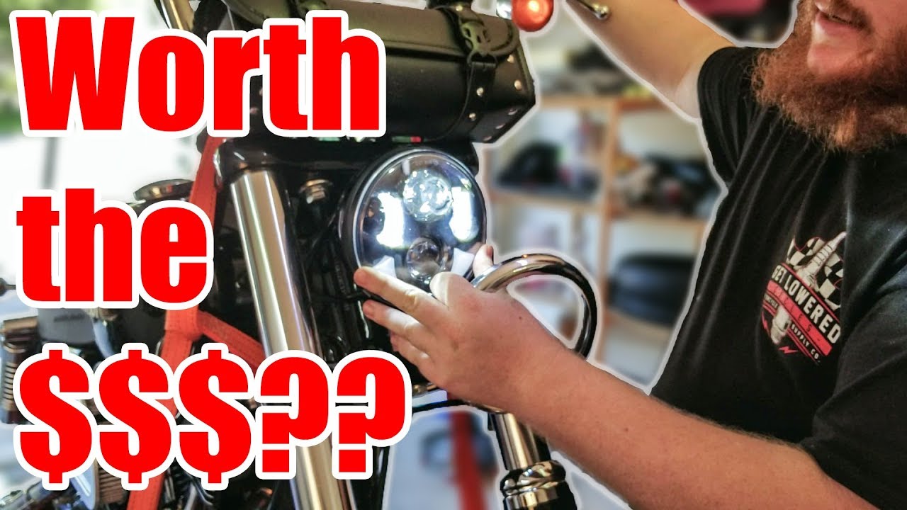 Обзор светодиодных фар Harley Dyna LED Amazon