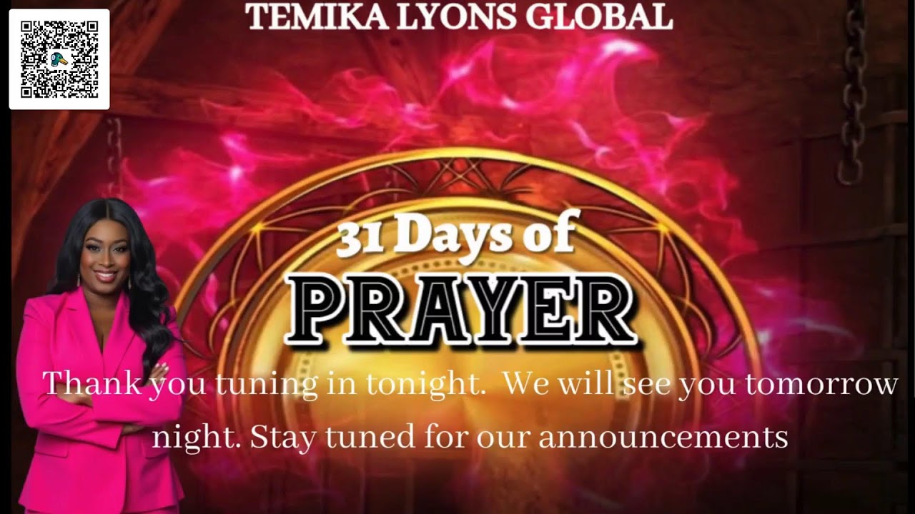 Monday Morning Jumpstart Prayer with Pastor Temika Lyons