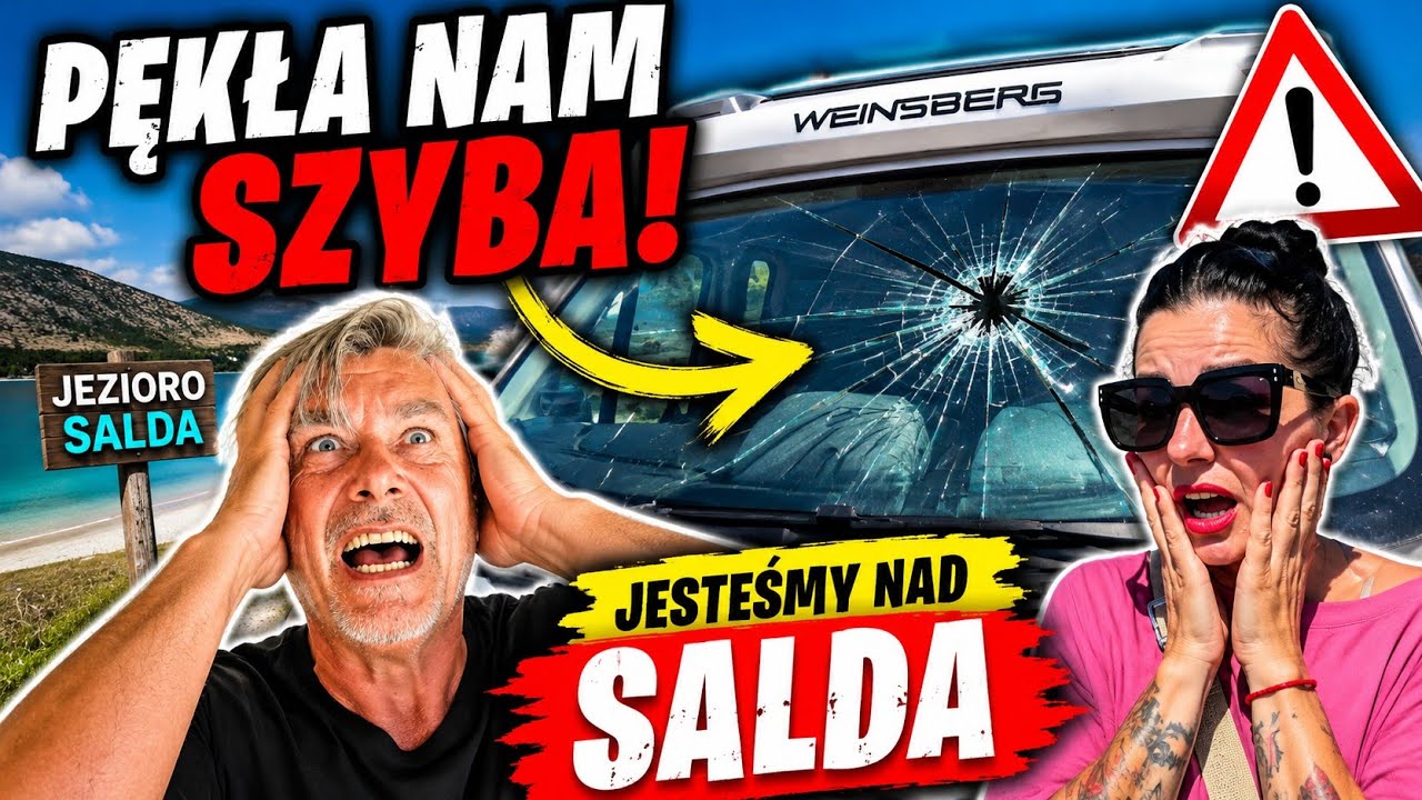 💥 CO ZA PECH! Pękła szyba w kamperze! Salda miało być spokojnym przystankiem&hellip;
