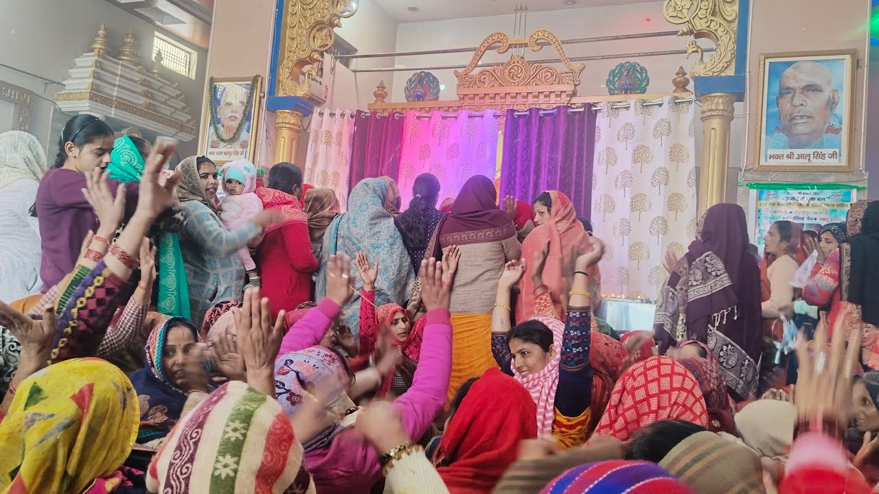 बहजोई खाटू श्याम बाबा जी के मंदिर में एकादशी पर भजन कीर्तन ❤️❤️❤️❤️❤️❤️