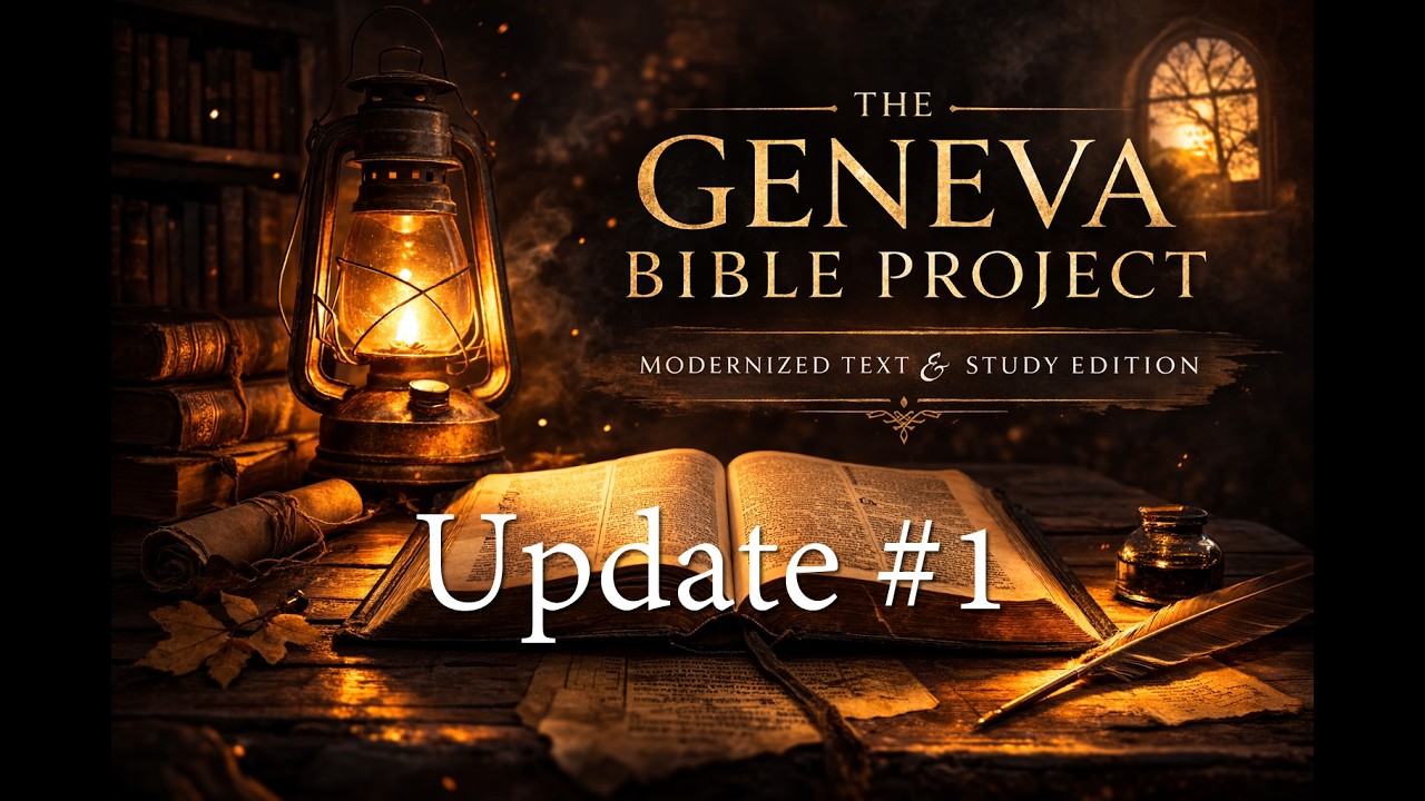 The Geneva Bible Project — Update #1: The Technical Challenge Begins