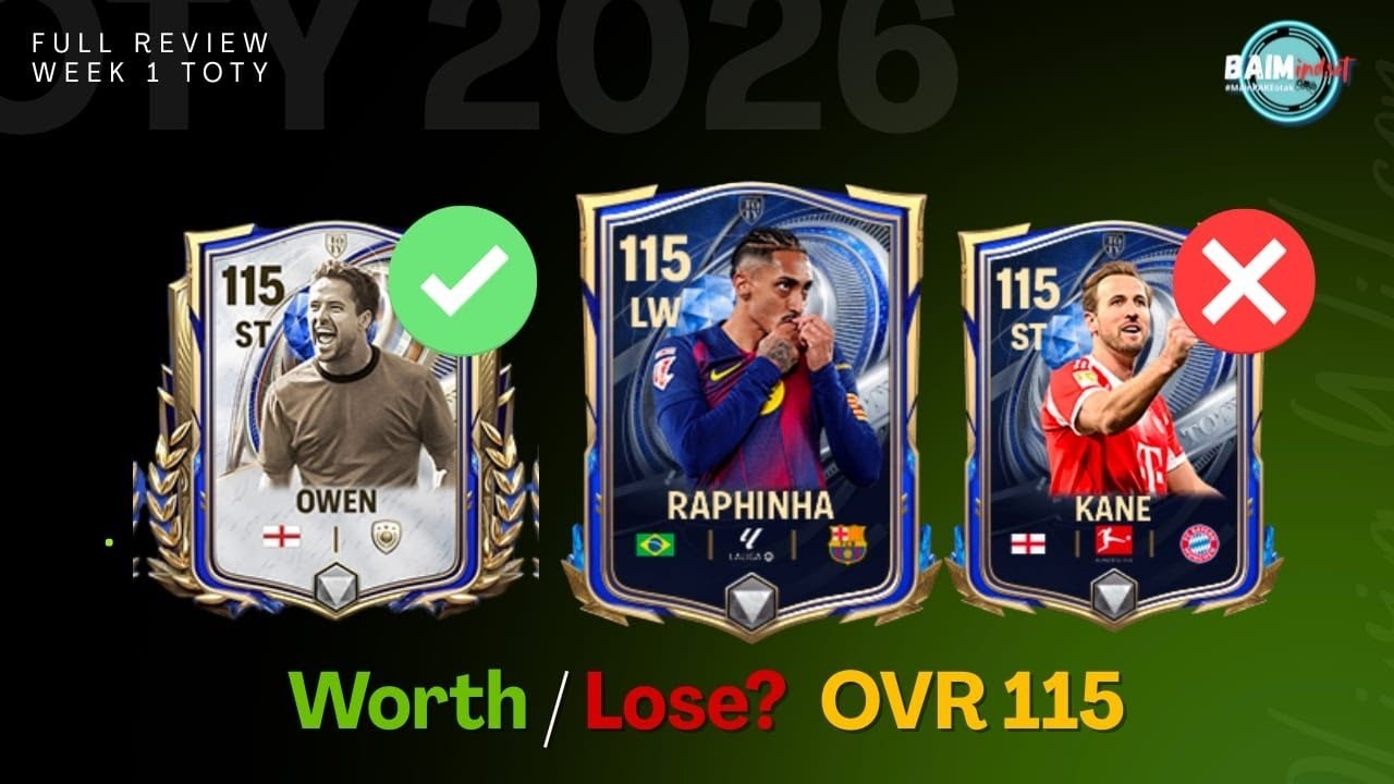 OVR 115 TOTY FC Mobile – Dipakai atau Ditukar Token? Ini Analisis Jujurnya | BAIMINDSET