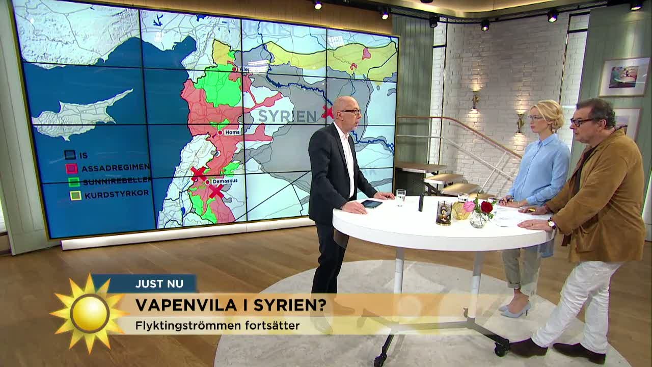 Hur går det med vapenvilan i Syrien? - Nyhetsmorgon (TV4)