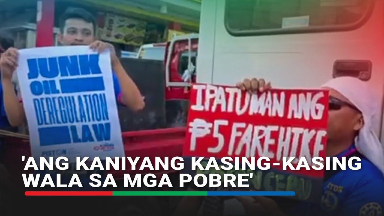 PISTON Cebu joins nationwide transport strike amid soaring fuel prices | ABS-CBN News