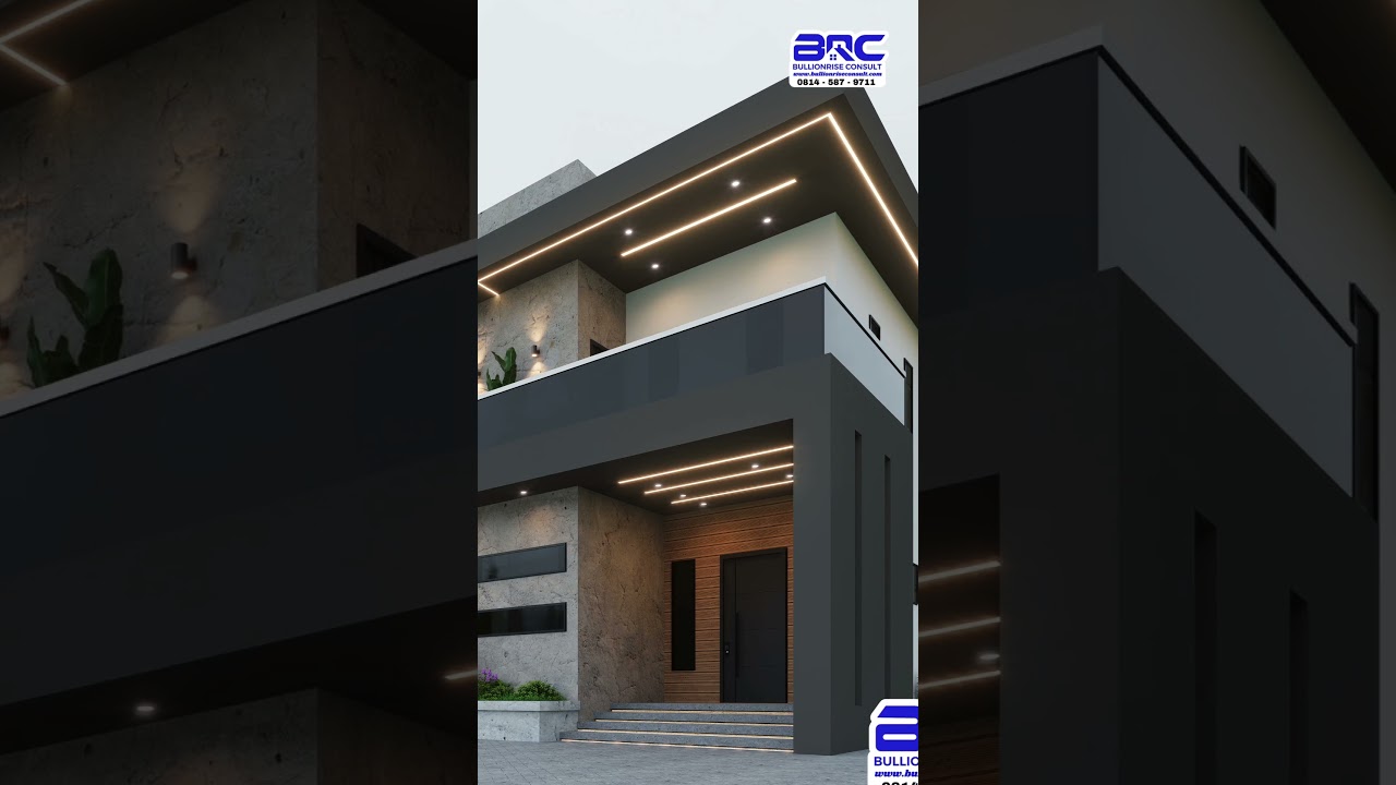 five bedroom duplex modern house design