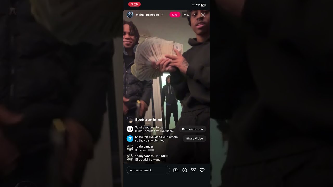 M4k Aj Dissing his Opps On IG Live