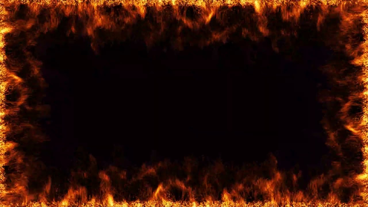 1 Hour of Fire - Screensaver loop - Frame of flames