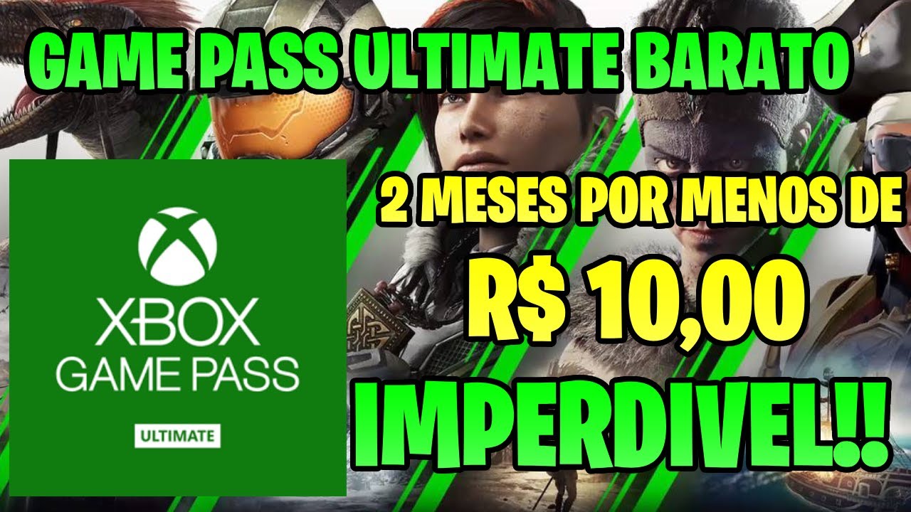 COMO ASSINAR GAME PASS ULTIMATE BARATO - 2 MESES POR MENOS DE R$ 10,00 - PROMOÇÃO IMPERDIVEL