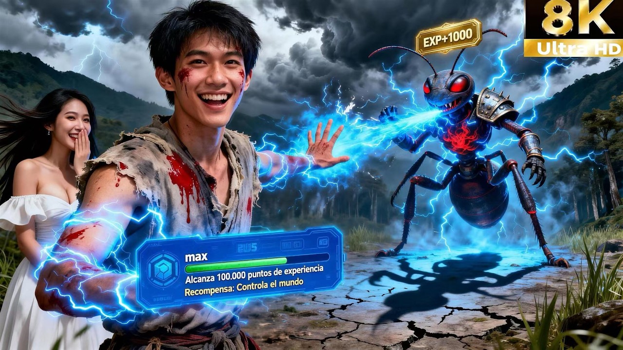 hombre obtiene sistema de actualización,Gana experiencia matando hormigas,nivel máximo domina mund！