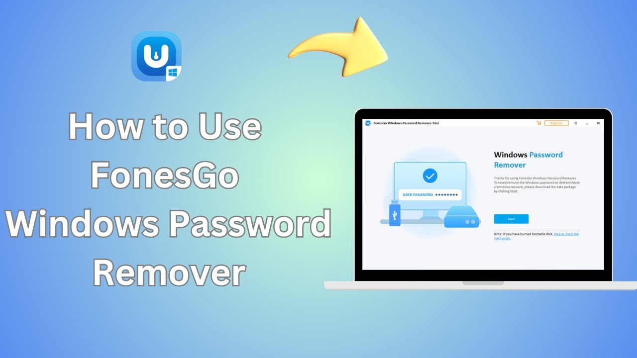 How to Use FonesGo Windows Password Remover (Windows 11/10/8/7 Available )