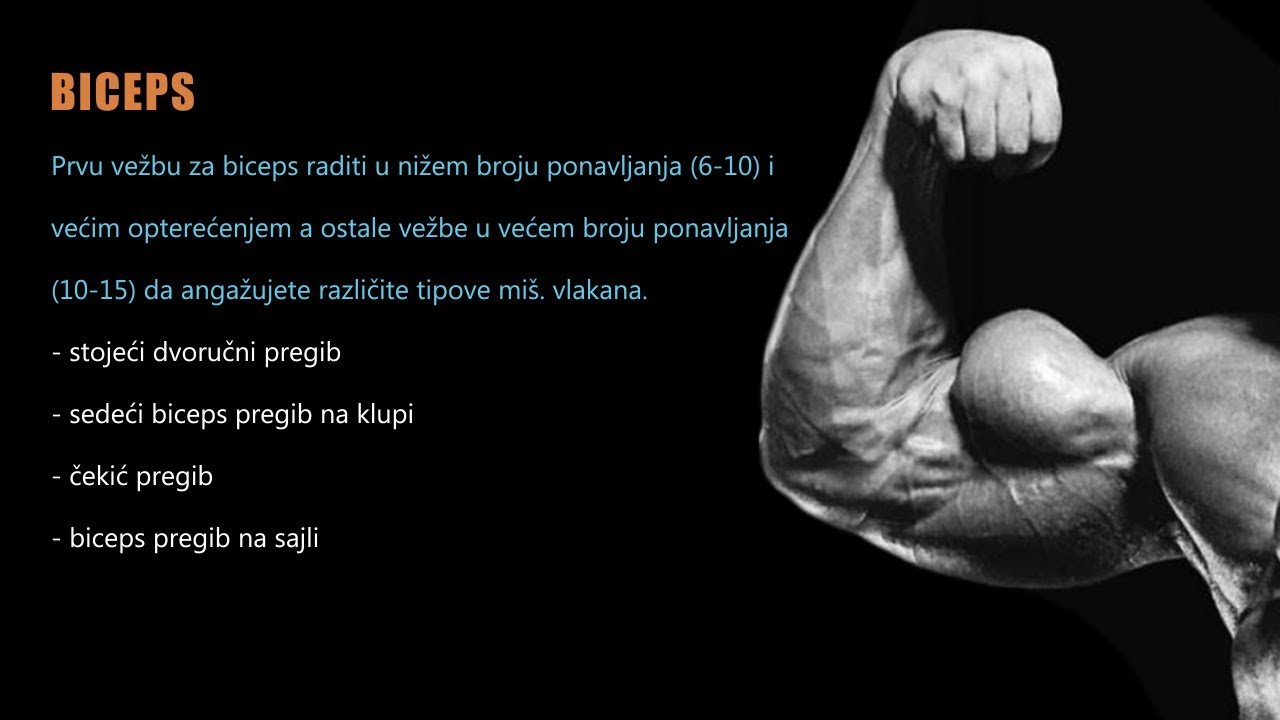 RAZVOJ OGROMNIH BICEPSA I TRICEPSA