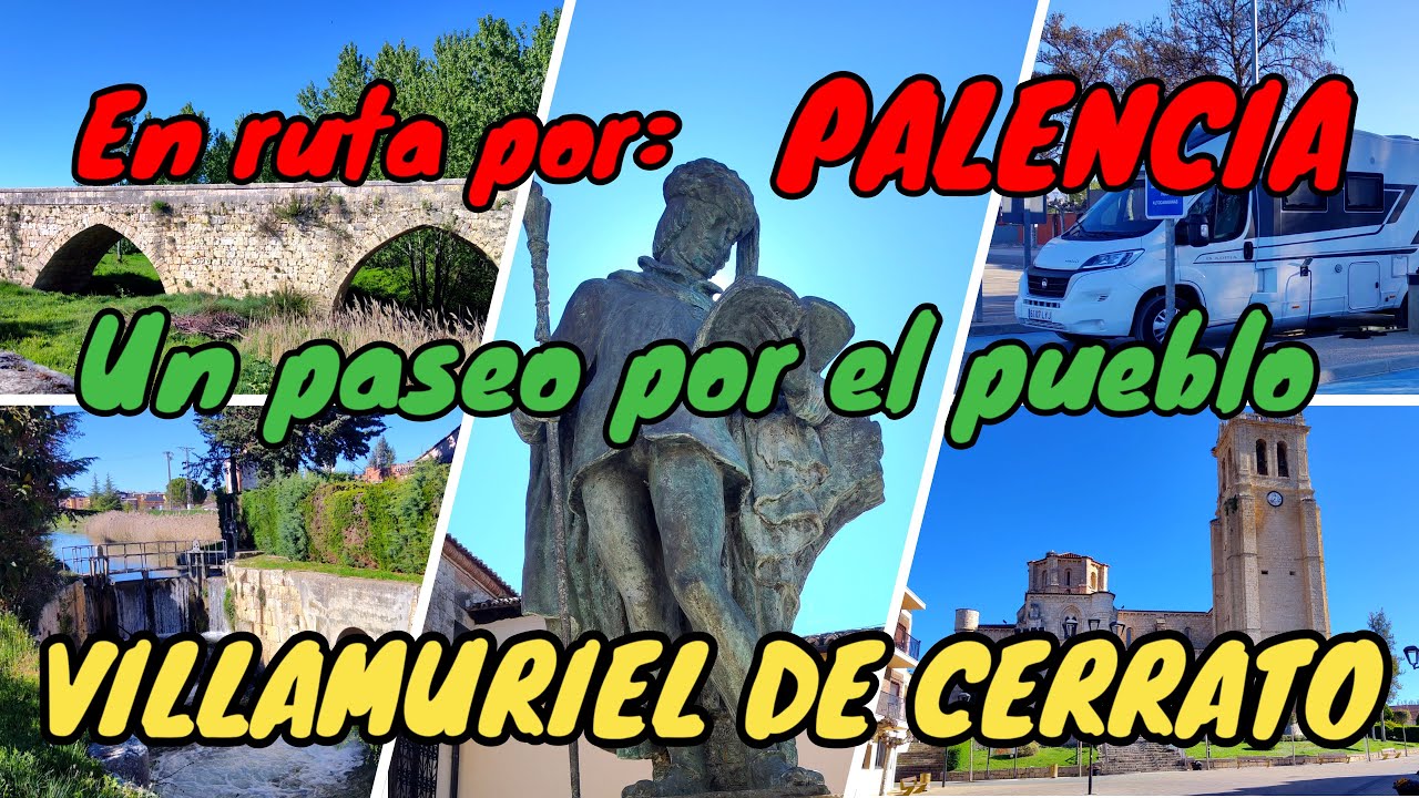VILLAMURIEL DE CERRATO. Excelente Área de Autocaravanas. Qué ver en un día. Palencia
