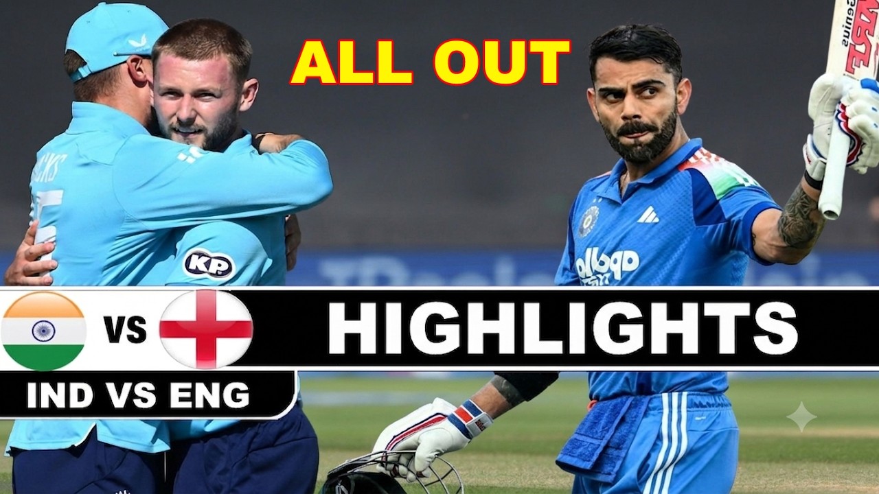 INDIA VS ENGLAND 2nd ODI Highlights 2026 | IND vs ENG 2nd ODI Match Highlights Today