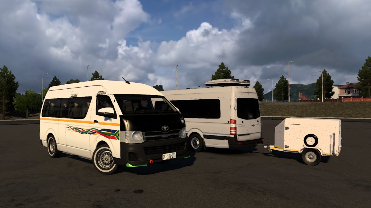 Long Distance Taxi Convoy Trip Quantum HIACE and SPRINTER - with MASKANDI MIX