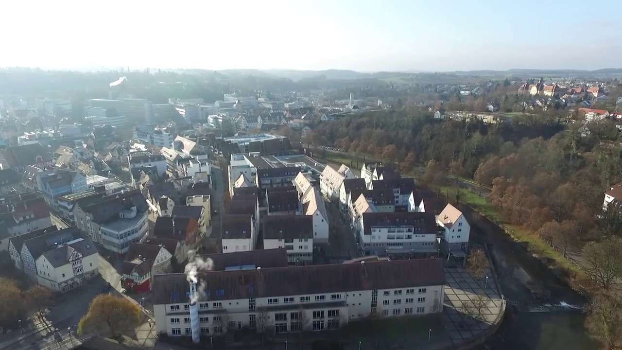 TESAT SPACECOM ERICSSON surrounding area drone footage