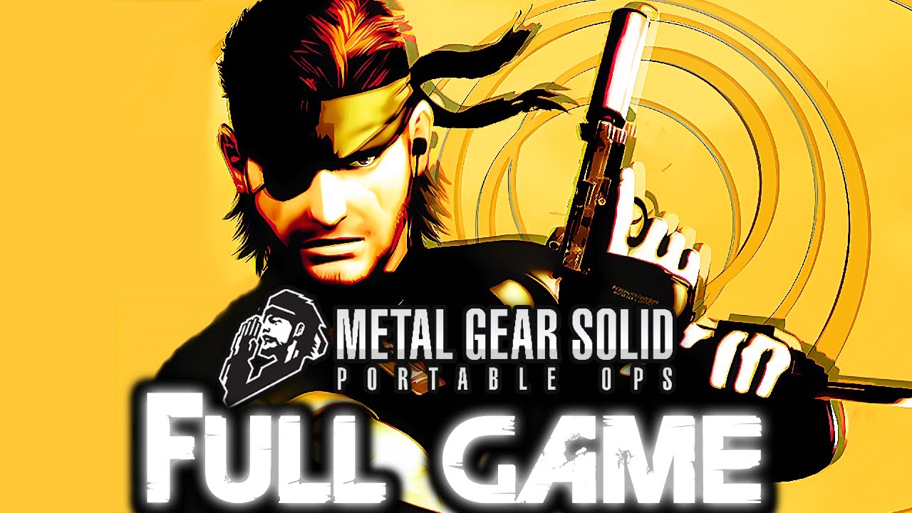 METAL GEAR SOLID PORTABLE OPS Gameplay Walkthrough FULL GAME (2K 60FPS) No Commentary