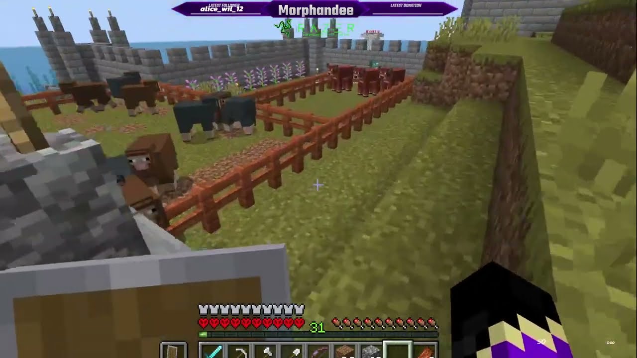 Current Hard Core 1 build on Addstar MC family friendly Minecraft server