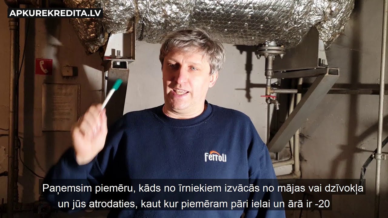 LV.Отопление на гранулах. Расход 500 кг на 100 м2 в месяц, с горелкой Ferroli SUN P7N / Cēsis / 471