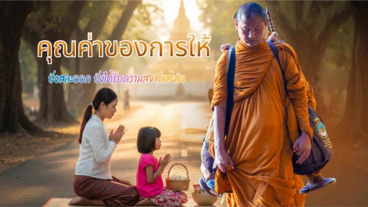 คุณค่าของการให้ - พระอาจารย์จรัน อนังคโณ