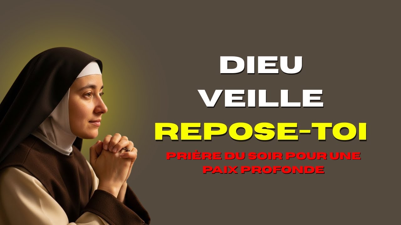 Trouver le repos en Dieu ce soir 🌙 | Prière du soir pour une paix profonde