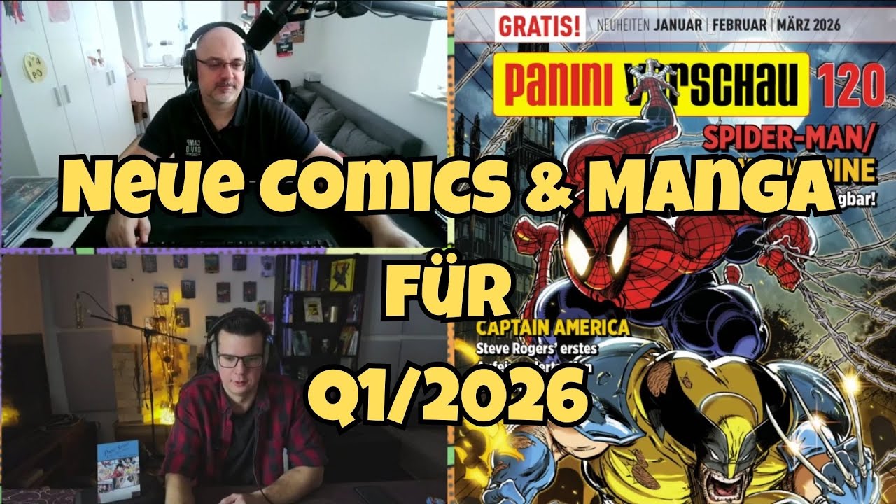 DIE PANINI VORSCHAU NR. 120 IST DA! | Neue Comics & Manga für Q1/2026 | Panels & Pixel #27