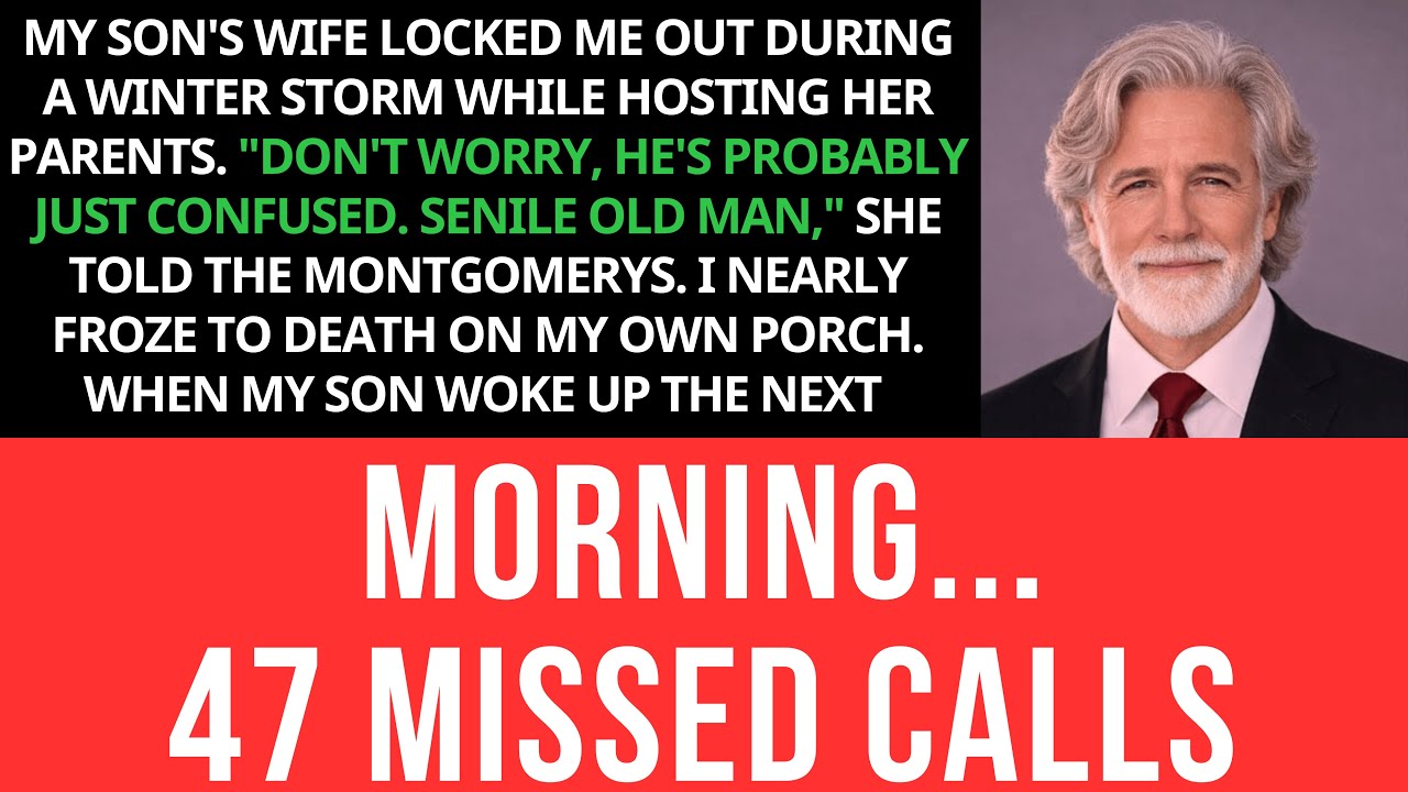 K297 014My son's wife locked me out during a winter storm and told her parents 