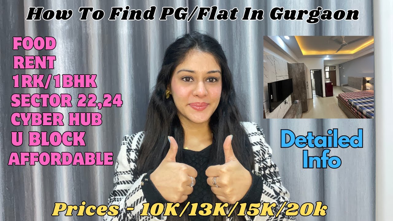 How to find PG/FLAT in Gurgaon|Rent,Food,Office Hub|Affordable and Safe|Gurgaon PG/Flat Rent|U Block