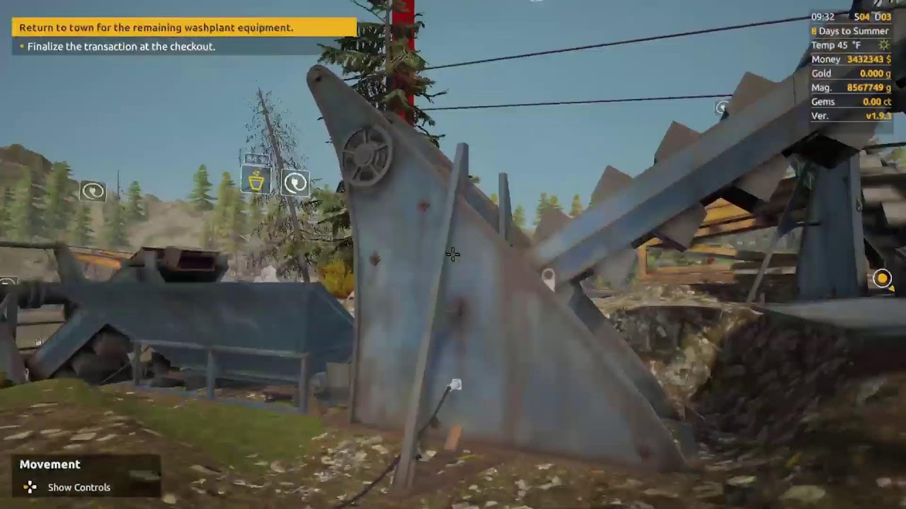 Gold Mining New DLC, Diamond Creek Tier 5 Set up