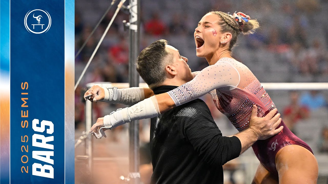 Jordan Bowers - Bars at 2025 NCAA gymnastics semifinals