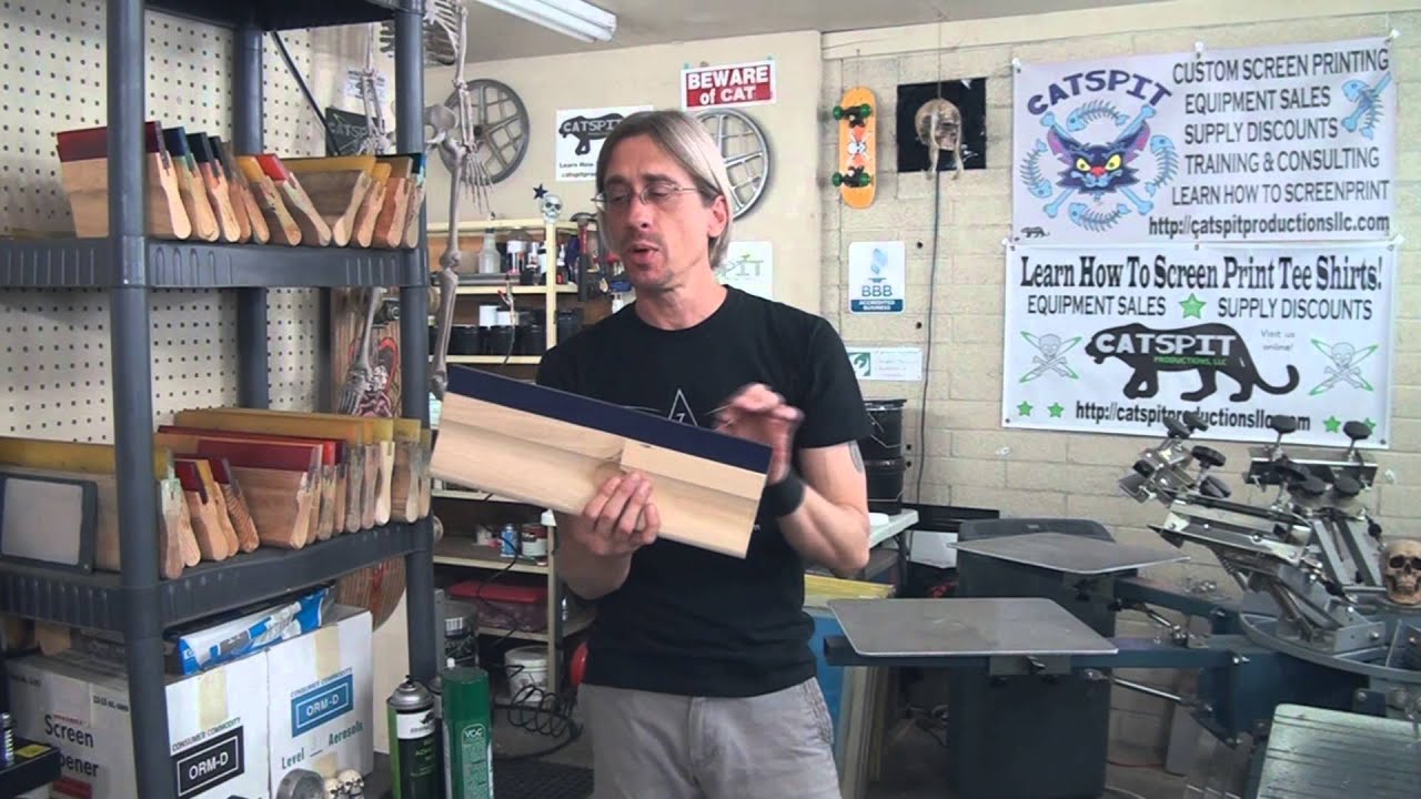 Silk Screenprinting Tee Shirts: How To Choose Your Squeegee Tips