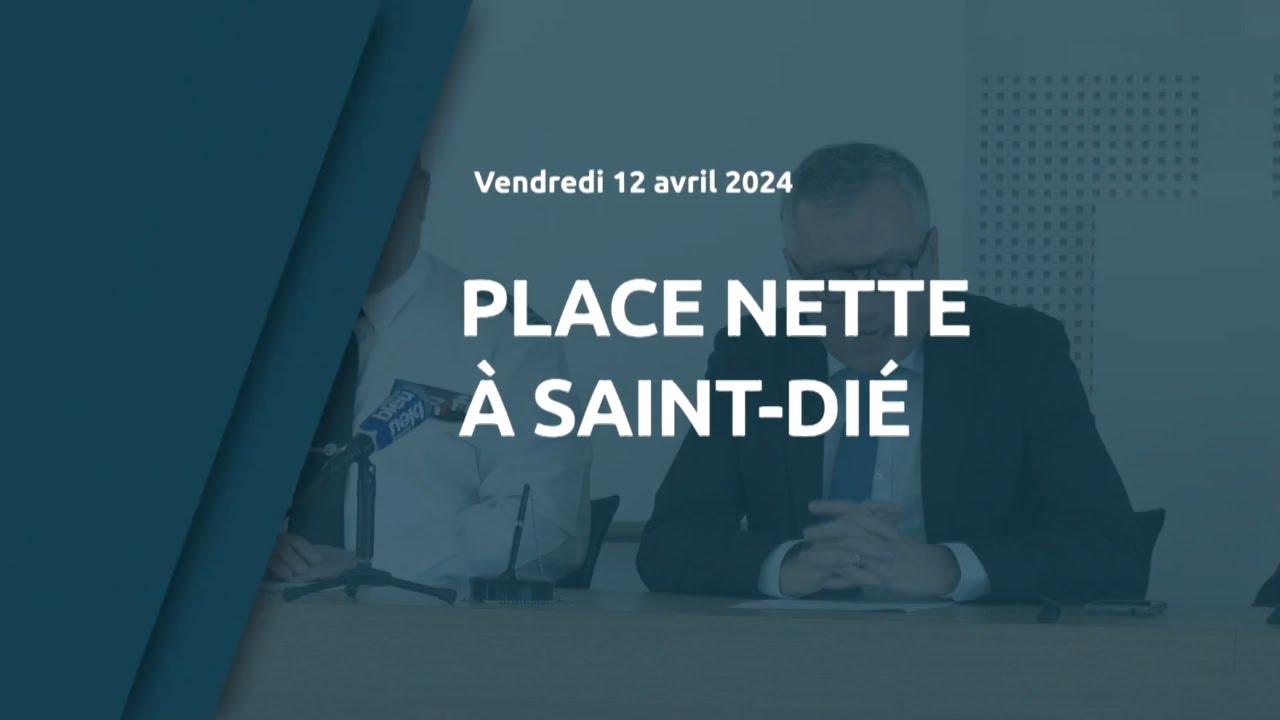 Place nette à Saint-dié