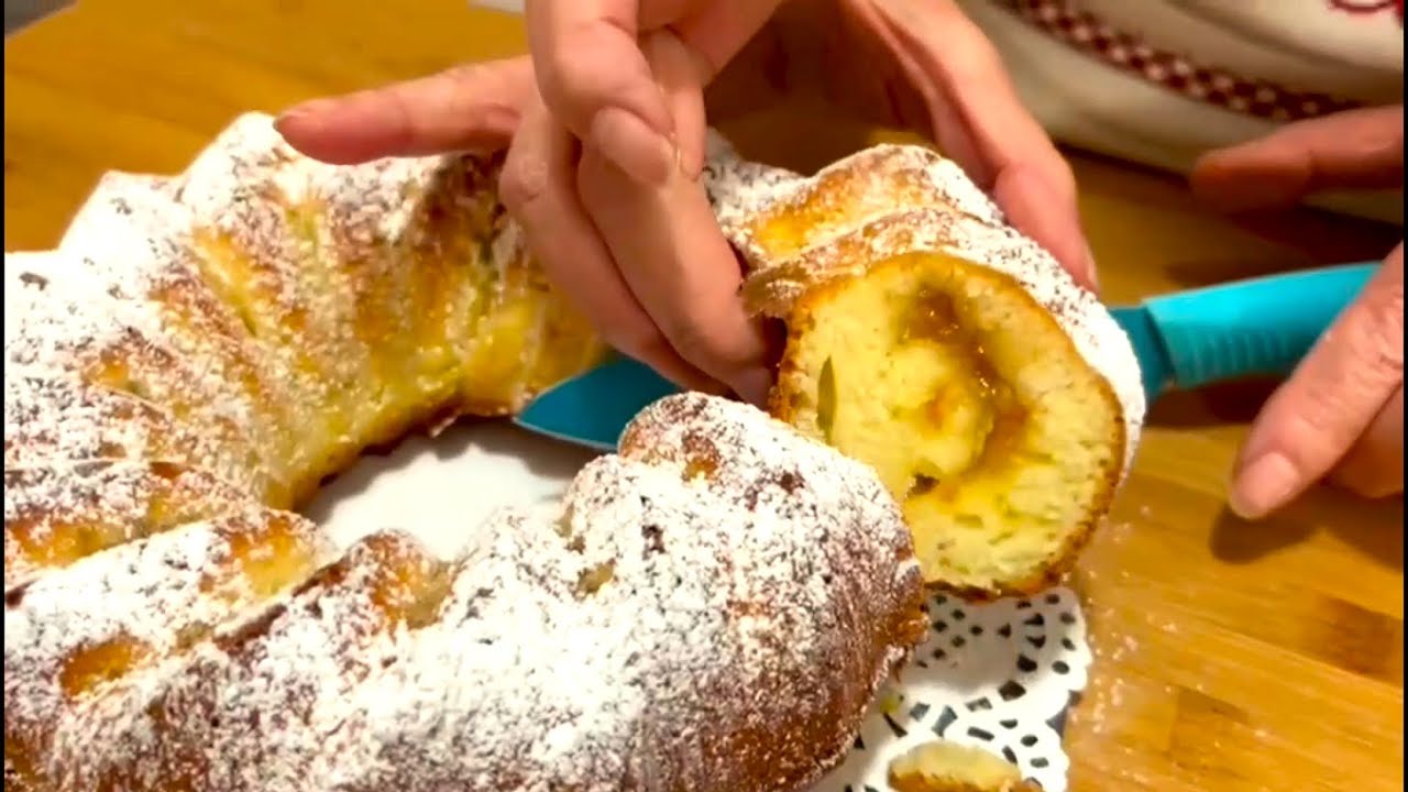 Ciambella allo Yogurt e Marmellata 😍 Facile Facile!