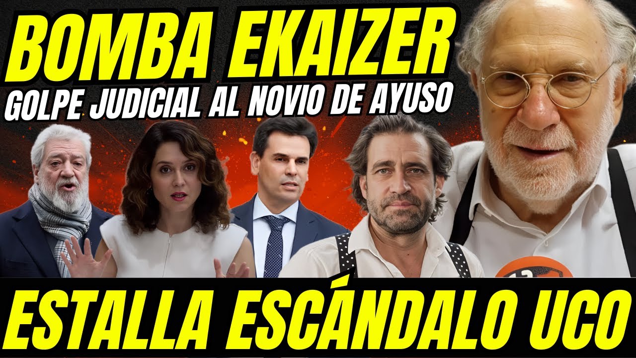 BOMBAZO "UCO PATRIÓTICA PROTEGE AL NOVIO DE AYUSO" PARALIZA INFORMES CLAVES TRAMA CORRUPCIÓN