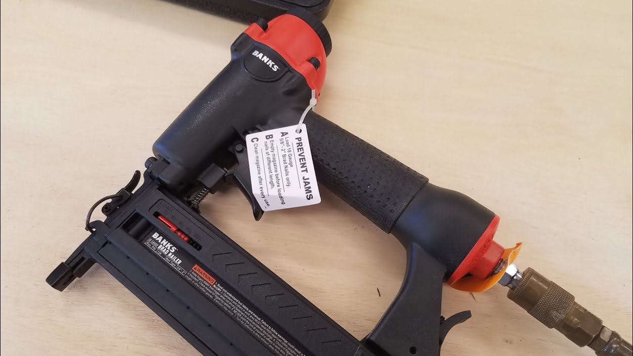 Гвоздезабивной пистолет Brad 18 калибра Harbor Freight Banks 64140