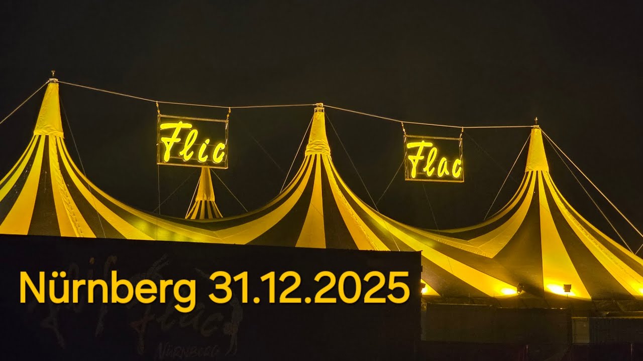 Flic Flac Nürnberg Silvester 2025 -Ausschnitte der spektakulären Circus-Vorstellung 