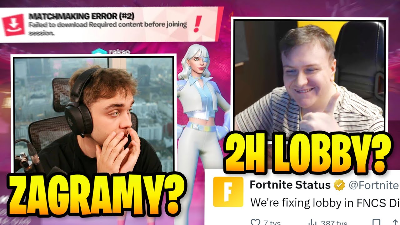 😱 KUBX TEEQ I RAKSO *STRACĄ* FNCS-Y PRZEZ BŁĄD DOBIERANIA GRACZY?! ~ KULARZ SZOTY