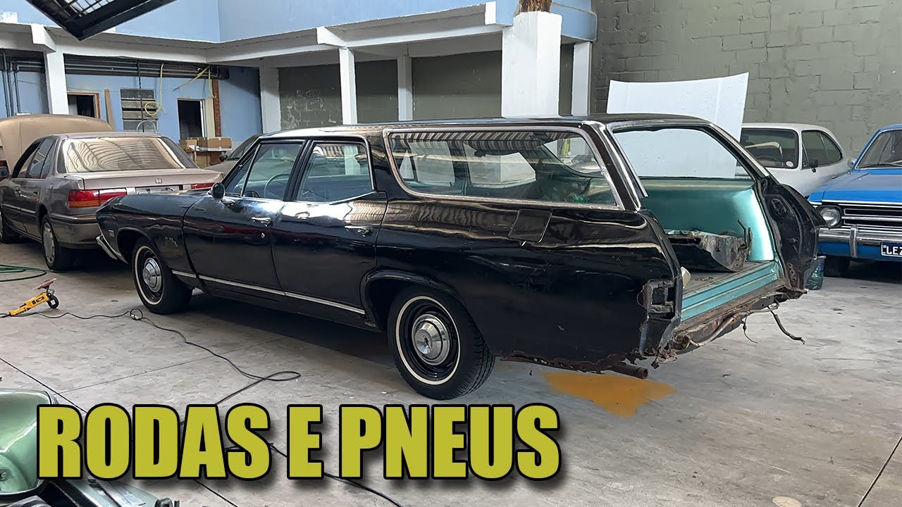 CHEVELLE MALIBU 1968 STATION WAGON, RODAS E PNEUS NOVOS !!