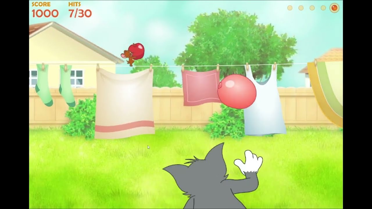 Tom Can't Hit Jerry With Water Balloons. | Tom and Jerry in Refriger - Raiders Gameplay