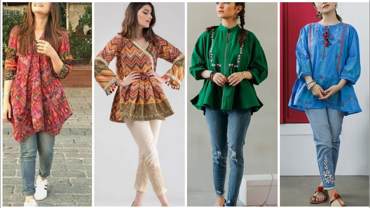 Teen Age Girl's Top - Peplums - Jhabla And Short Shirts Frocks Style Kurta #2023