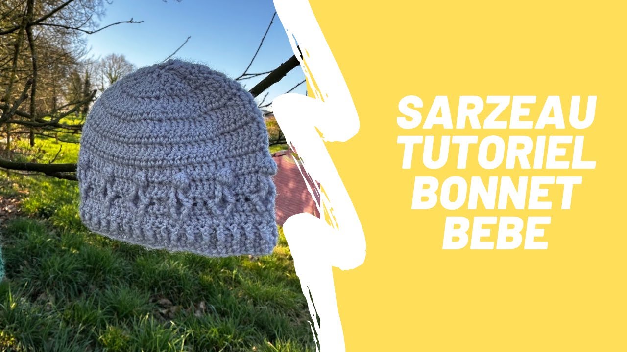 TUTO CROCHET — Sarzeau bonnet de naissance par Madame D Crochet
