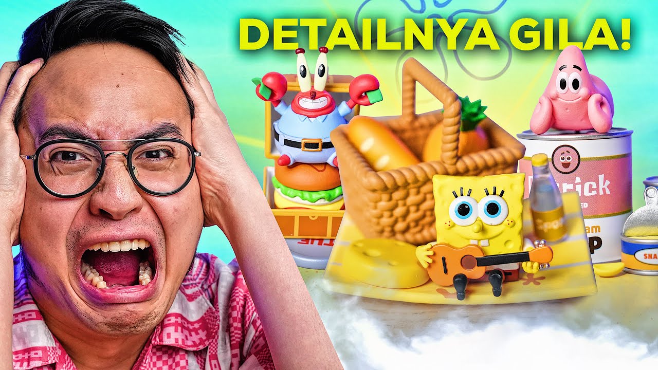 MINDBLOWING! INI ADALAH SPONGEBOB TERKECIL DAN TERDETAIL YANG PERNAH GUE UNBOXING! 🤯