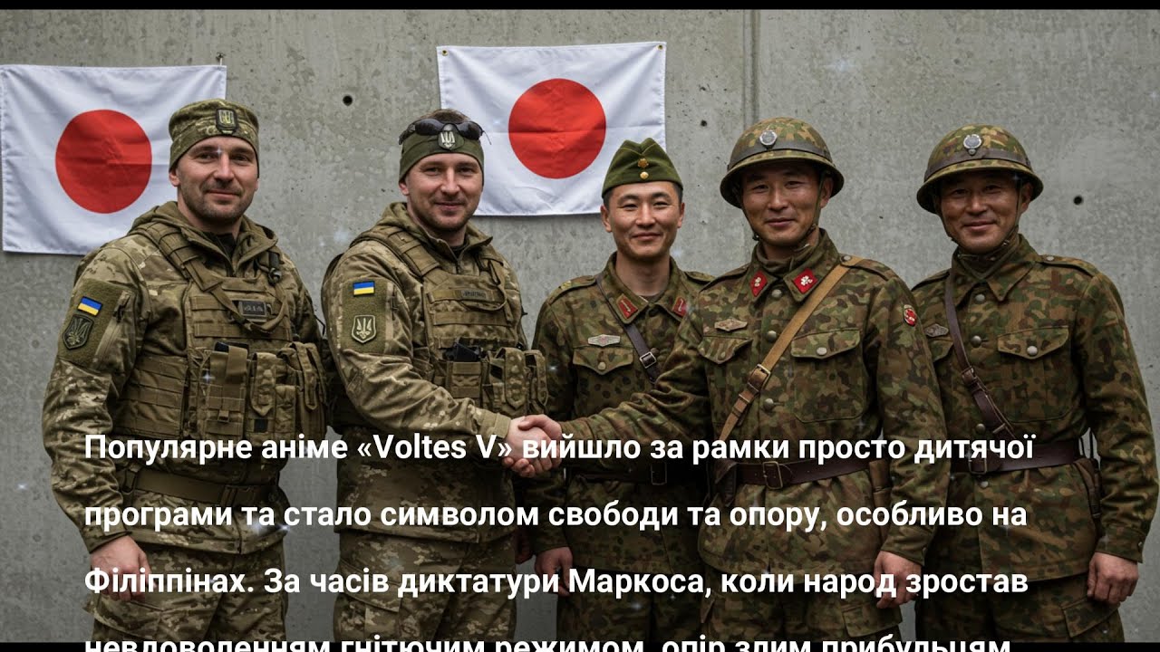 ボルテス5フィリピン軍歌をウクライ語へ変換Voltes 5 Philippine Military Songs конвертовано українською