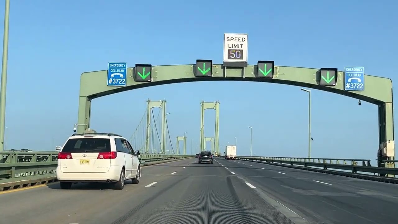 Delaware Memorial Bridge Northbound HD