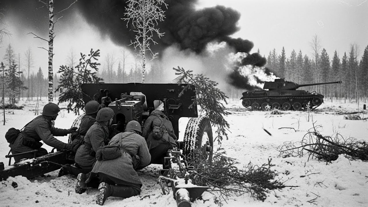 Neuvostokenraalit nauroivat Suomen tykistölle, kunnes 105mm Bofors tuhosi 200 panssarivaunua