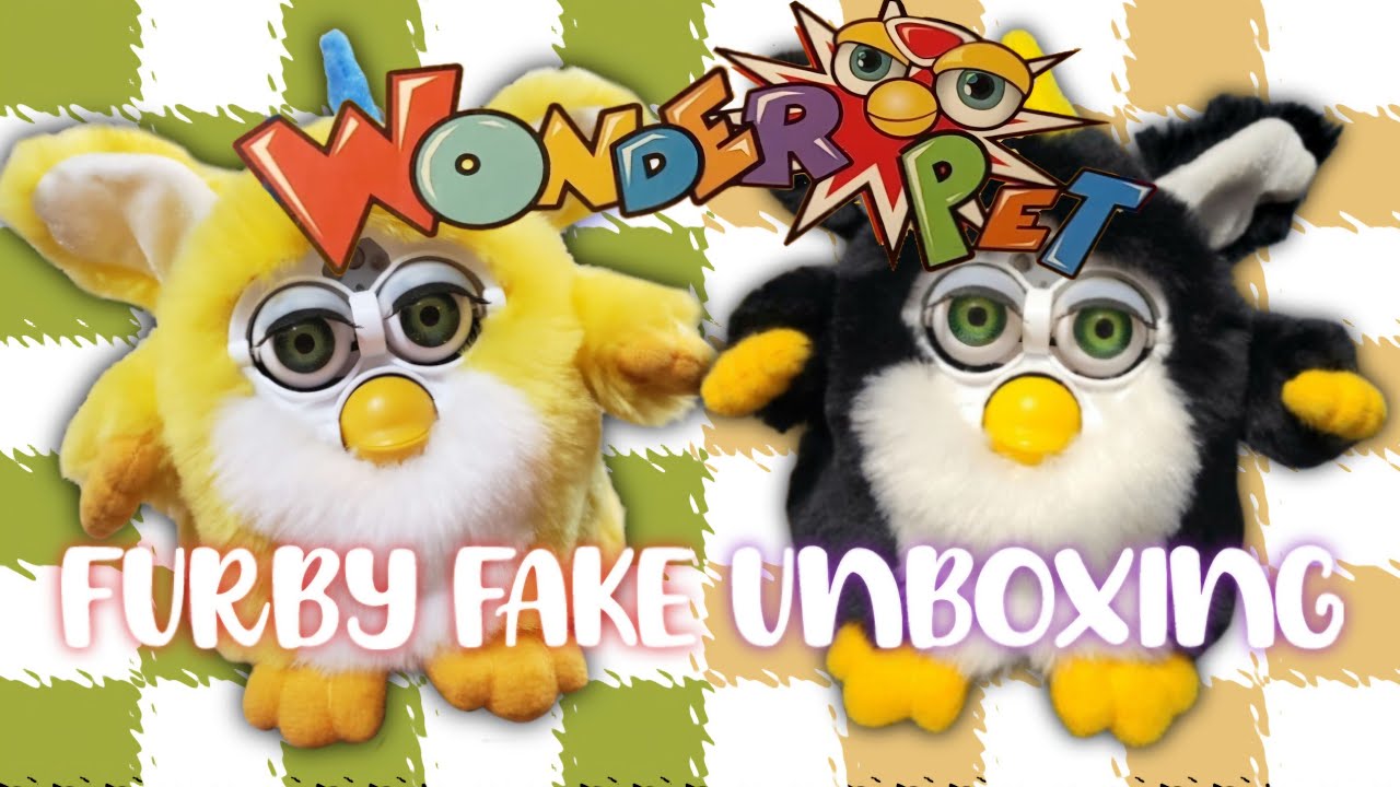 Unboxing Two Wonder Pet Furby Fakes!